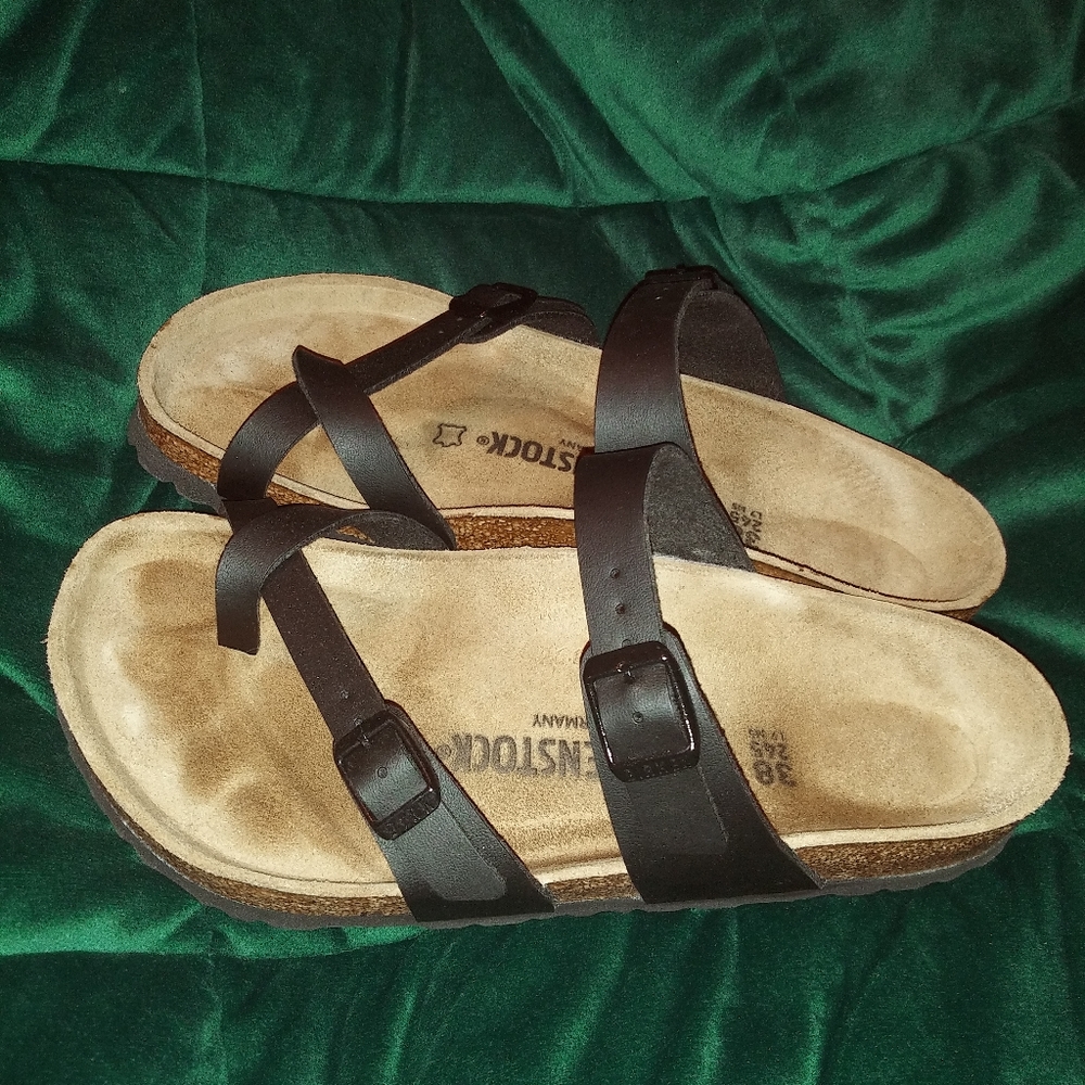 Birkenstock Mayari Black 38 EUC